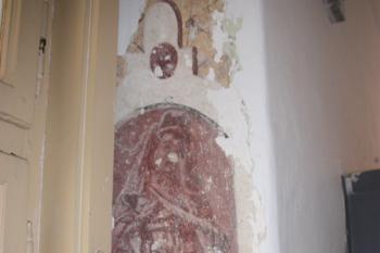 Renesanční výmalba v někdejším velkém sále ( © Ivan Grisa 09/2009)