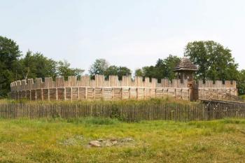 Celkový pohled na areál Archeoparku ( © Miroslav BITTER 07/2006)