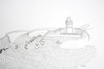 Kozlov(Hradisko)-horní sídlo (© Ondřej Štěpánek 02/2006)