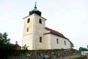 západní průčelí kostela ( © Jan P. Štěpánek 06/2008)
