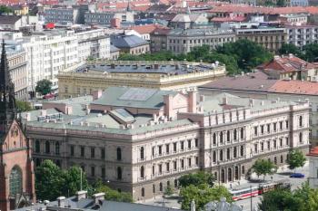 celkový pohled na bývalý Zemský sněm z hradu Špilberku ( © Jan P. Štěpánek 06/2009)