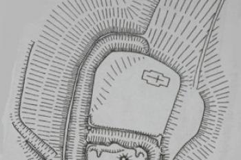  (© Encyklopedie hradišť na Moravě a ve Slezsku, Miloš Čižmář, Libri 2004 - podle M. Plačka)