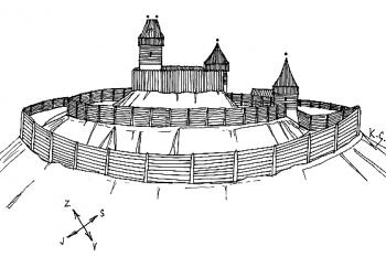 Dobrotice - možná podoba hrádku (© Karel Světlík, 07/2010)