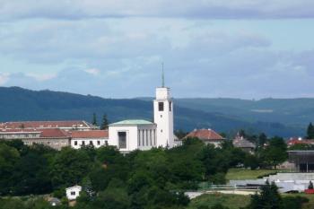 koatel sv. augustina na Kraví hoře ze  Špilberka ( © Jan P. Štěpánek 06/2009)