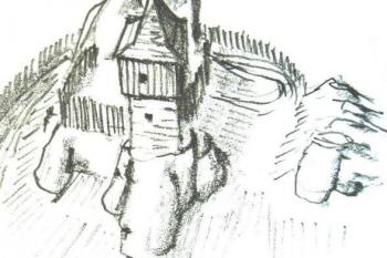 autorova vize podoby skalního hrádku ( © Ondřej Štěpánek 09/2007)