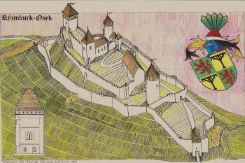rekonstrukce hradu podle T. Durdíka (© jan heřman, 02/2012)