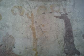 Detail pašijového cyklu ze západní apsidy (© Jan Večeřa, 07/2014)