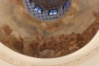 Freska v pravé boční kupoli - detail (© Johannes Cladis, 09/2014)