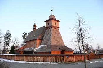 celkový pohled na kostel sv. Kateřiny od severozápadu ( © Jan P. Štěpánek 03/2010)