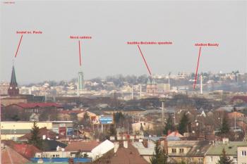 Panorama centra Ostravy (© Lukáš Janeček, 03/2007)