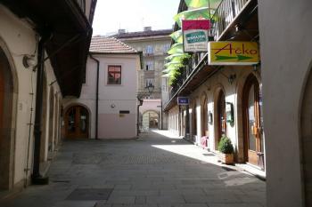 zadní nádvoří s pavlačí směřující do Starobrněnské ulice ( © Jan P. Štěpánek 06/2009)