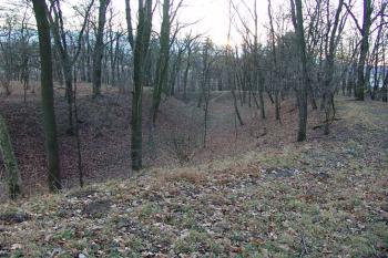 Příkop na severozápadě ( © Roman Řezáč 01/2005)