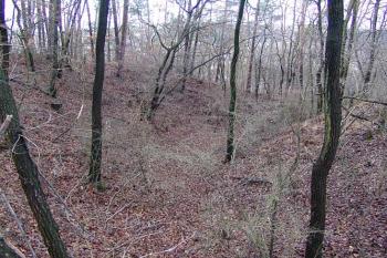 Mohutný jihovýchodní příkop ( © Roman Řezáč 01/2005)