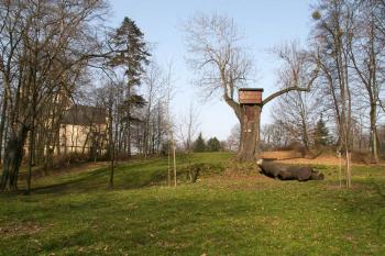 Pohled na plošinu na které stával zámek ( © Miroslav BITTER 03/2007)