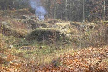 zástavba na jižní straně ostrožny ( © Ondřej Štěpánek 11/2006)