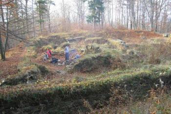 zástavba na jižní straně ostrožny ( © Ondřej Štěpánek 11/2006)