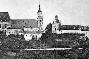 panorama katedrály a hradu před romantickou přestavbou ( © Města a městečka (K. Kuča))