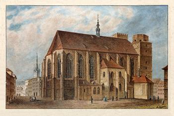  (A. Peyscha Olomouc, kostel sv. Mořice, 1850)
