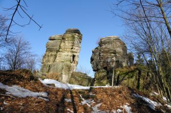 Hrad Bischofstein - Skály (© Josef Filio Šretr, 02/2011)