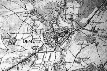 1. vojenské mapování 1781 ( © Města a městečka (K. Kuča))