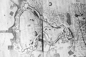 plán pevnosti 1740 ( © Města a městečka (K. Kuča))
