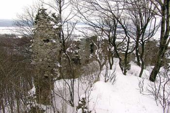 Zbytky zástavby jádra ( © Roman Řezáč 02/2005)