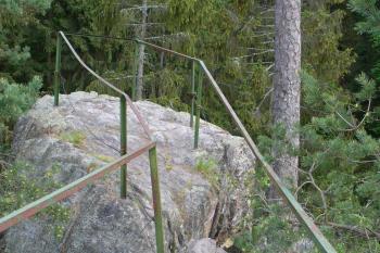 Sokolohrady - zajištěná cesta na vyhlídku  (© Pavel Jarý, 09.05.2009)