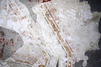 Část původní výmalby zámku (© Jan P. Štěpánek 06/2006)