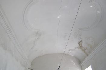 Štukový strop v patře zámku (© Jan P. Štěpánek 06/2006)