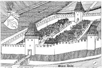 Stará Dubá ,podhradní městečko ODRANEC (© jan heřman, 02/2015)