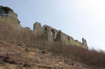 Zřícenina hradu Starý Jičín (© Vlastislav Mareček, 04/2016)