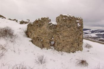 Okrouhlá bašta v severovýchodním koutu jádra ( © Roman Řezáč 03/2005)