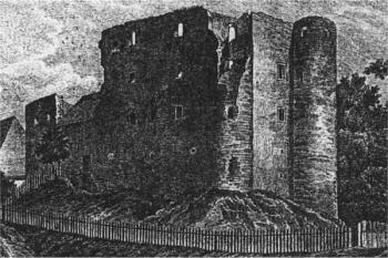 Starý Rybník - rytina J. Harnische podle kresby F.A. Hebera (1846) (© J. Harnisch, F. A. Heber)