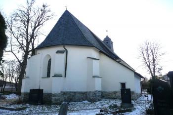 pohled na kostel od severovýchodu ( © Jan P. Štěpánek 02/2008)
