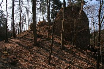 Pohled na jádro hradu ( © Petr Nožička 03/2012)