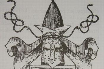 Znak rytířů Dobrohošťských z Dobrohoště (Kreslil Ot.Stibor)
