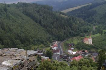 výhled z hradeb (© Alena Volná, 7/2005)