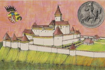 rekonstrukce hradu podle R.Vojkovského (© jan heřman, 02/2012)