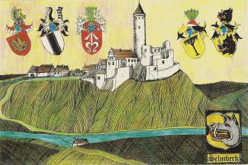 hrad podle J. Willenberga 1600 (© jan heřman, 02/2012)
