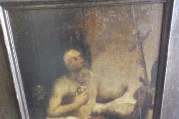 Detail malovaných dveří (© Johannes Cladis, 09/2014)