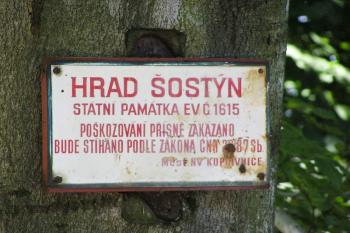 Stará cedulka na hradě.... (© Jan P. Štěpánek 08/2006)