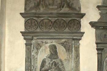 Náhrobní deska Kateřiny Supovny z Fulštejna z roku 1583 ( © Miroslav BITTER 01/2008)
