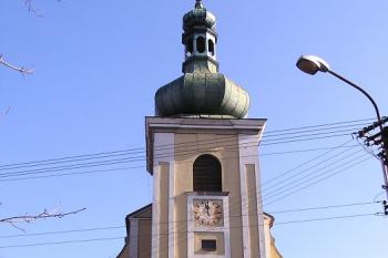 západní průčelí kostela ( © Jan P. Štěpánek 02/2008)