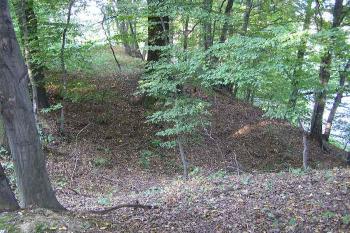 Pohled do hlubšího zářezu ve východní ploše lokality ( © Jan P. Štěpánek 09/2006)