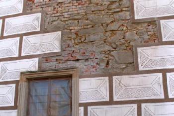 Detail sgrafit lanškrounské radnice ( © Miroslav BITTER 08/2006)