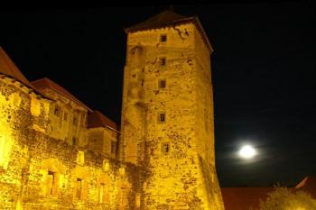 Hrad Švihov - noční pohled (© Pavel Jarý,  24.08.2007)