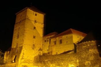 Hrad Švihov - noční pohled (© Pavel Jarý,  24.08.2007)