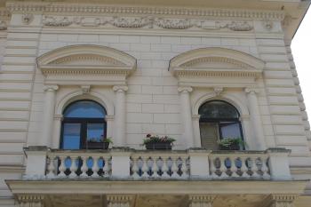 Balkon v západní věžici (© Dušan Dohňanský 08/2019)
