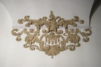 detail štukové výzdoby chodby (© de ardoise 06/2005)