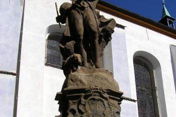 socha sv. Vendelína ( © Jan P. Štěpánek 10/2007)